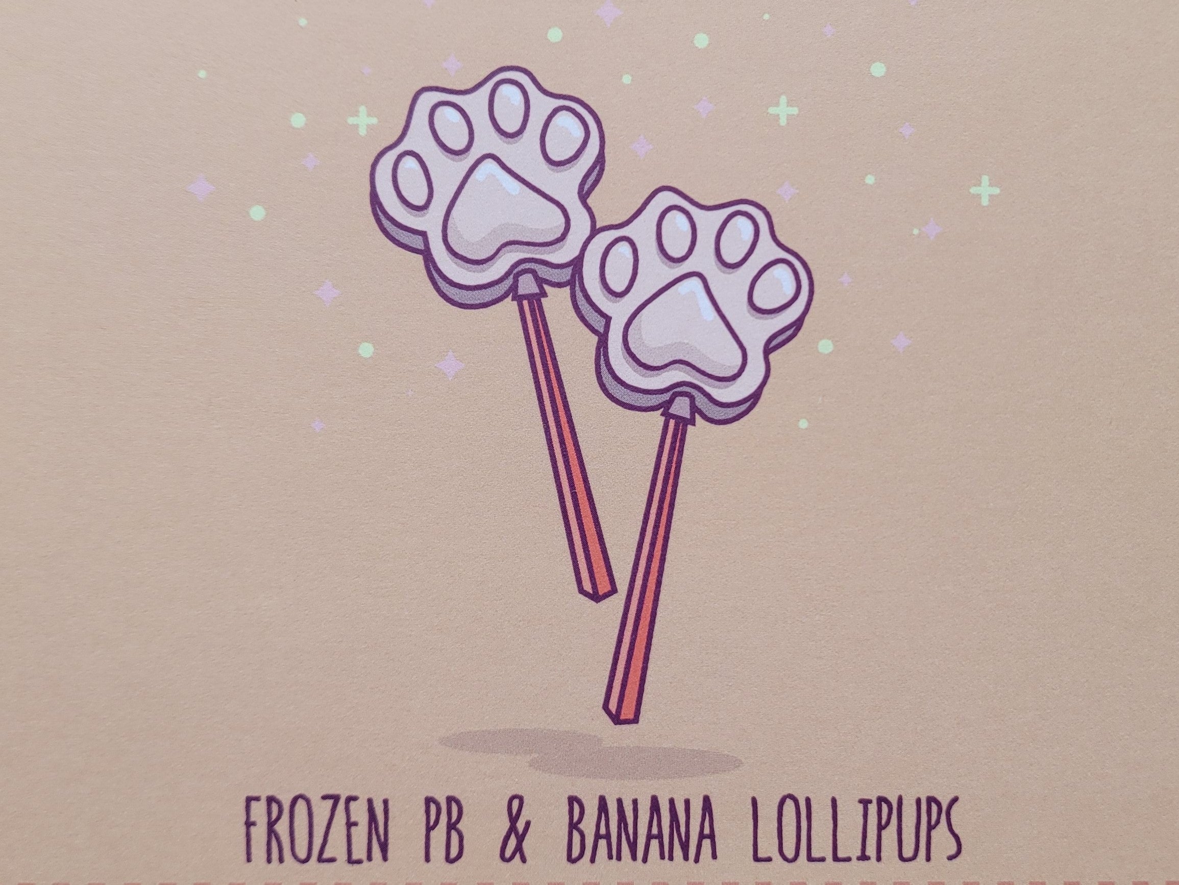 Peanut Butter Recipes for Dogs - Frozen Peanut Butter & Banana Lollipups