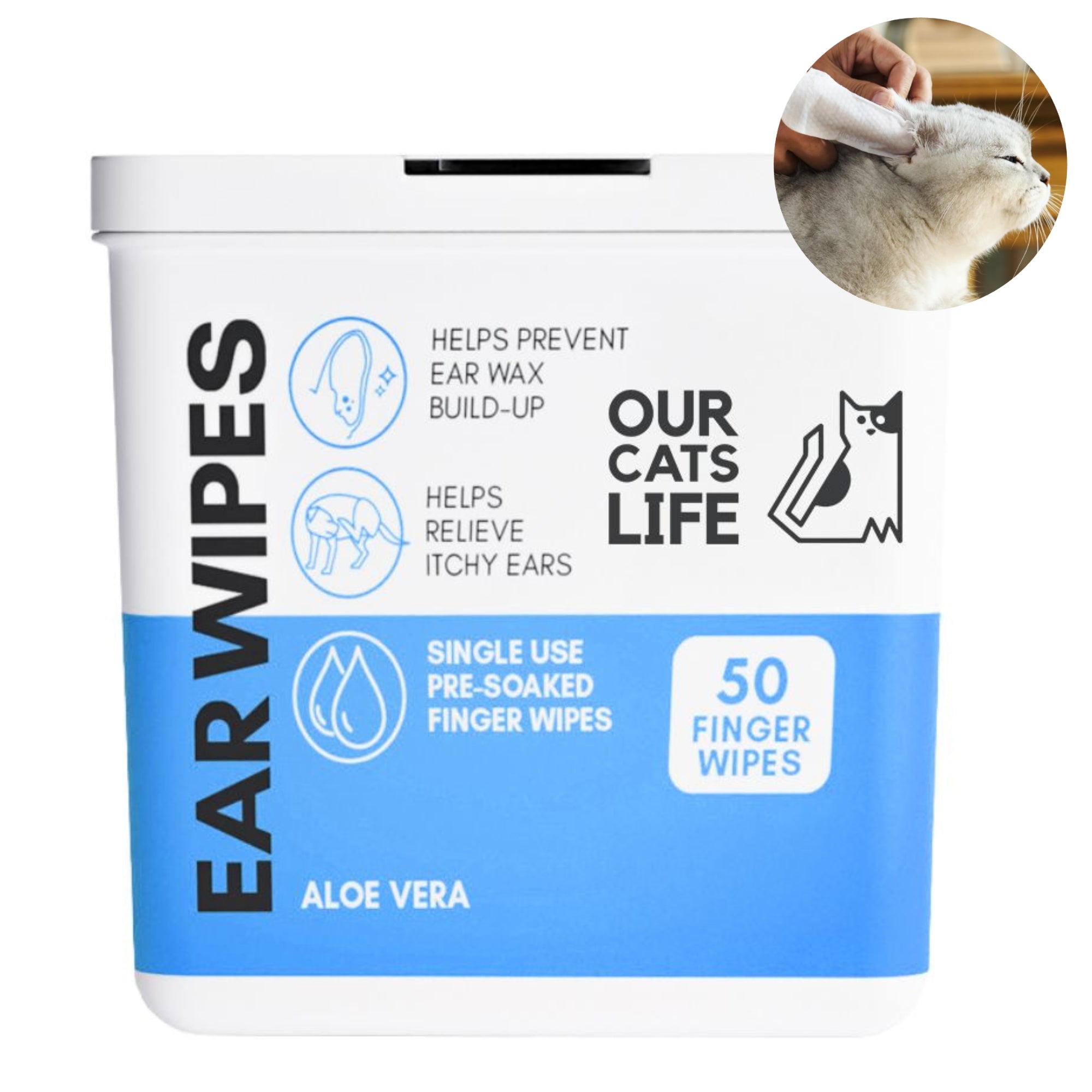 CatsLife Ear Wipes (8780457509106)