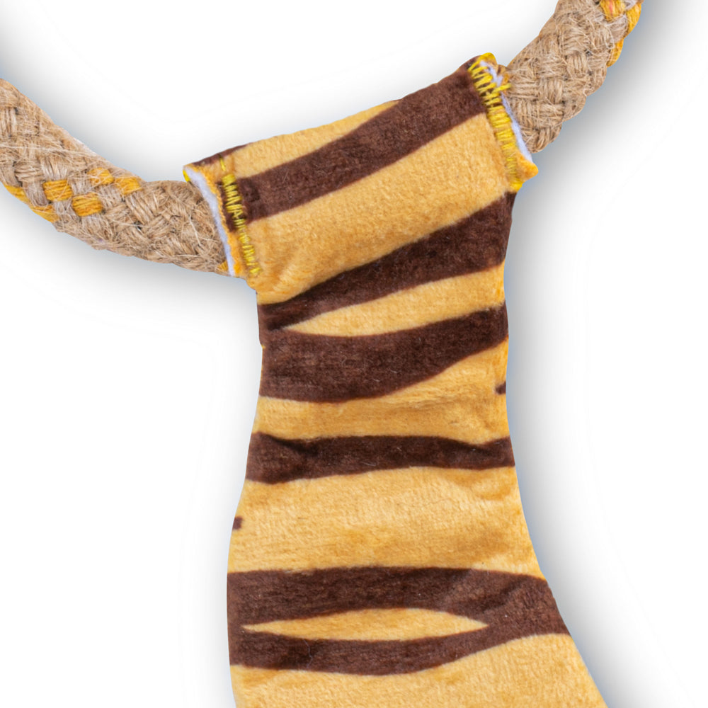 Hemp Rope Dog Toy - Tilly the Tiger (6869525627041)