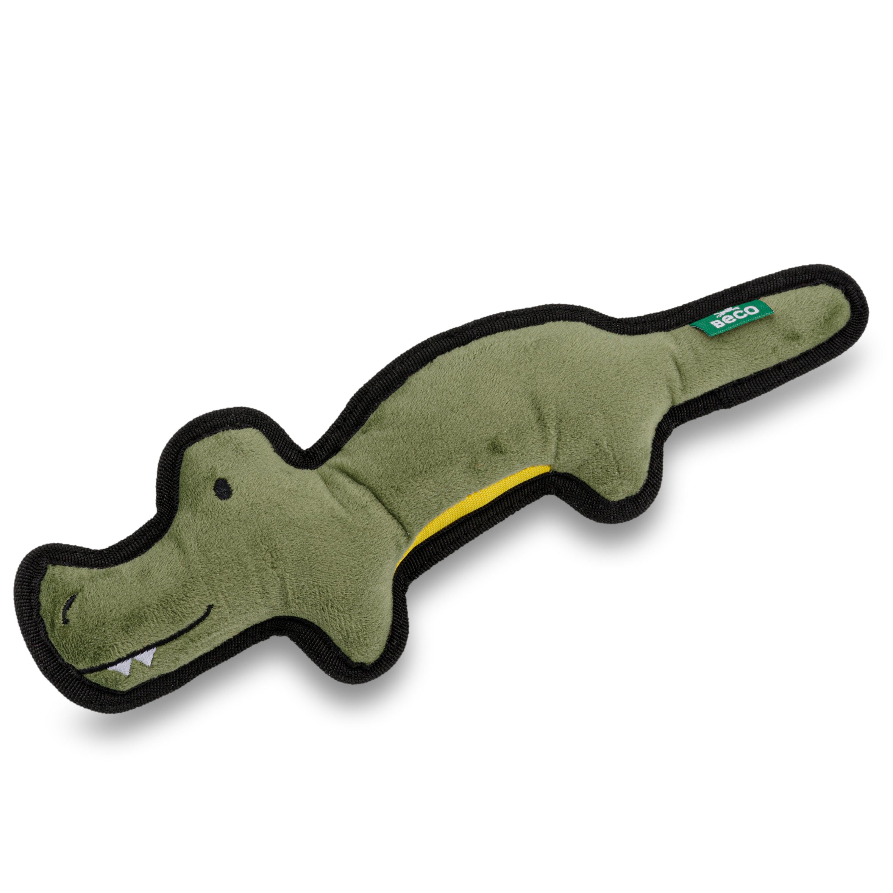 Rough & Tough Recycled Plastic Crocodile Dog Toy (6972085862561)