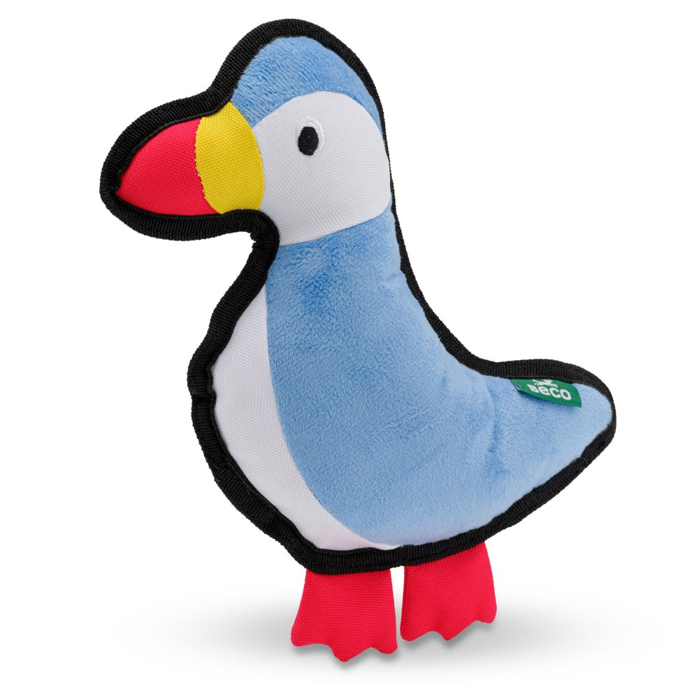Rough & Tough Recycled Plastic Puffin Dog Toy (7461402509554)