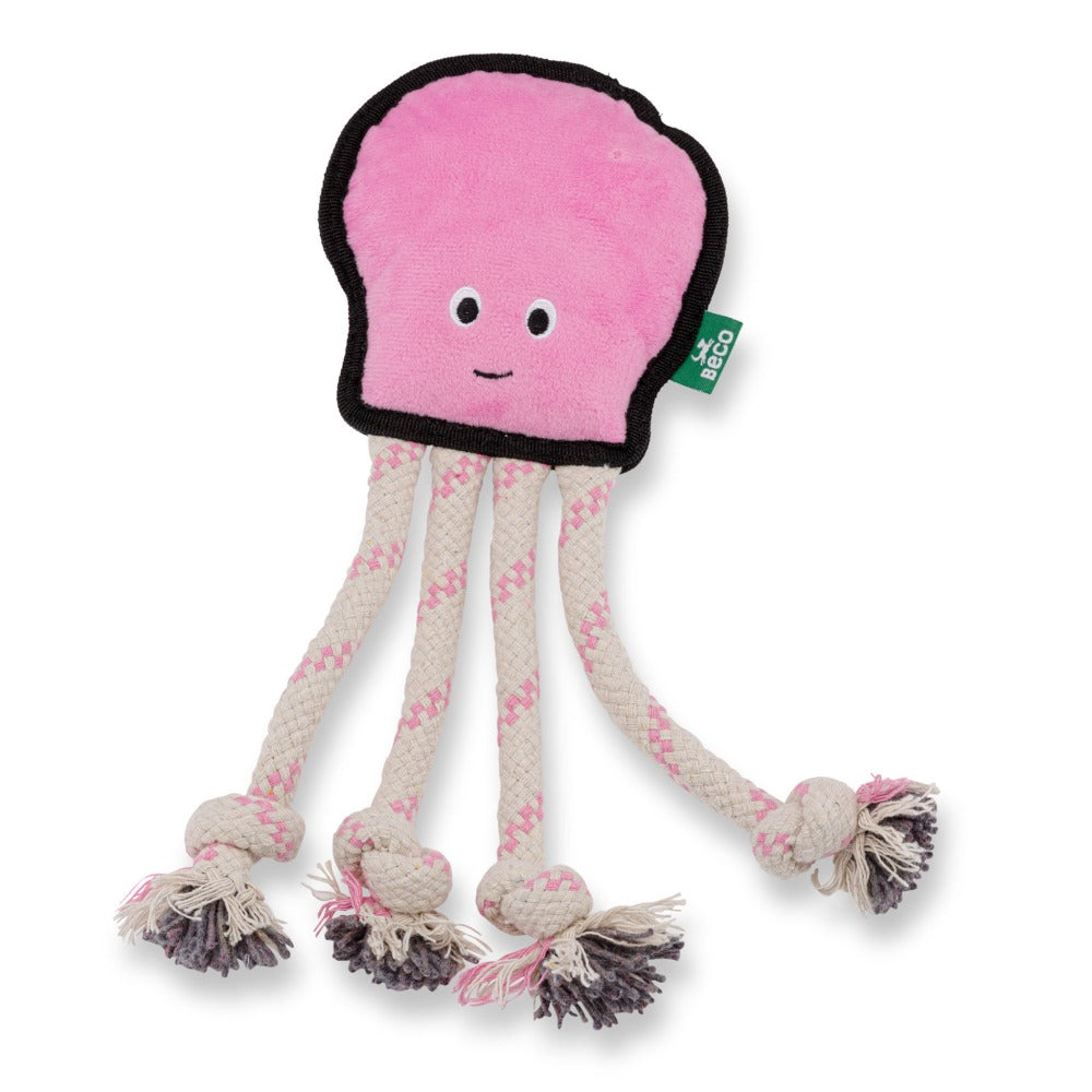 Rough & Tough Recycled Plastic Narwhal Dog Toy (7461399068914)