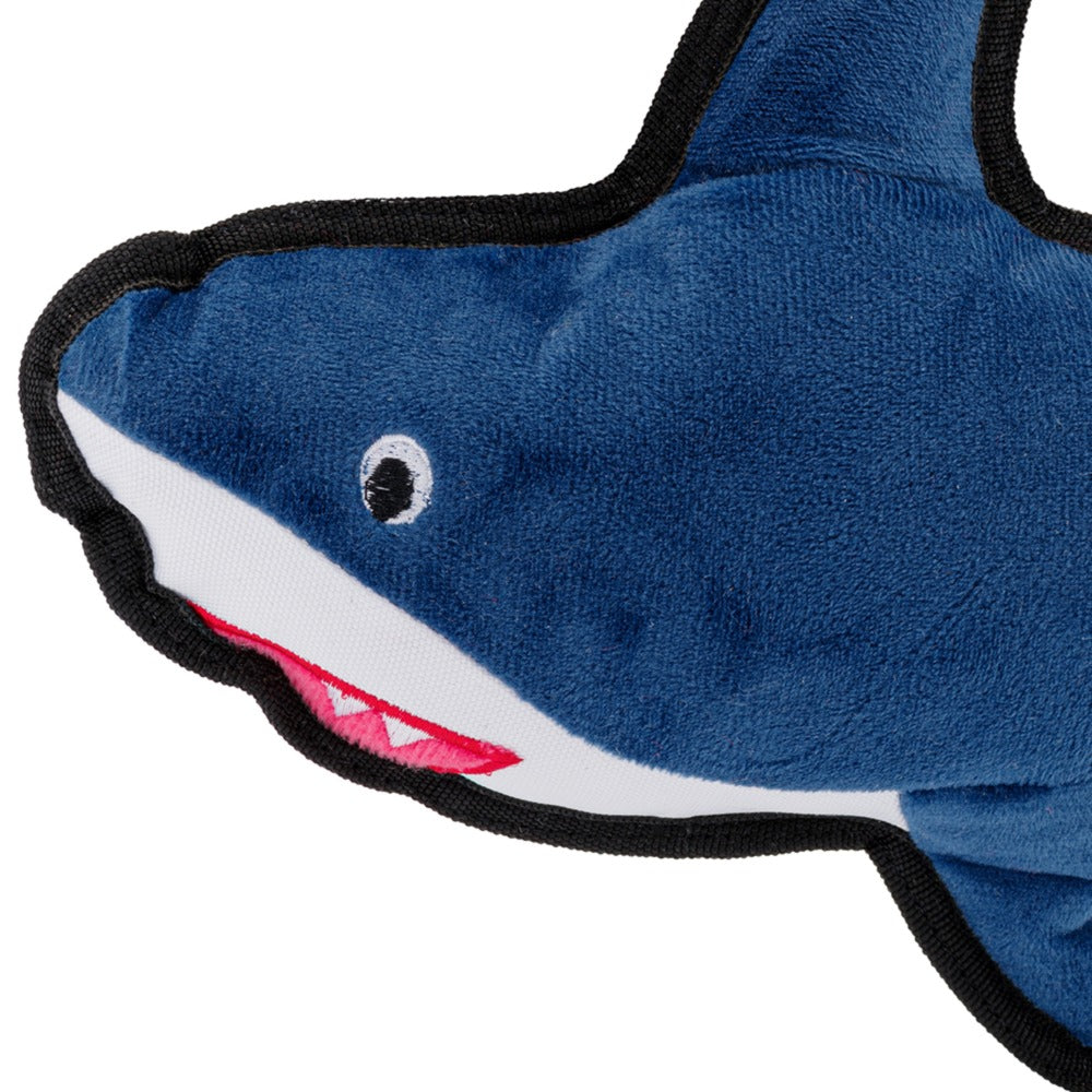 Rough & Tough Recycled Plastic Shark Dog Toy (7461399396594)