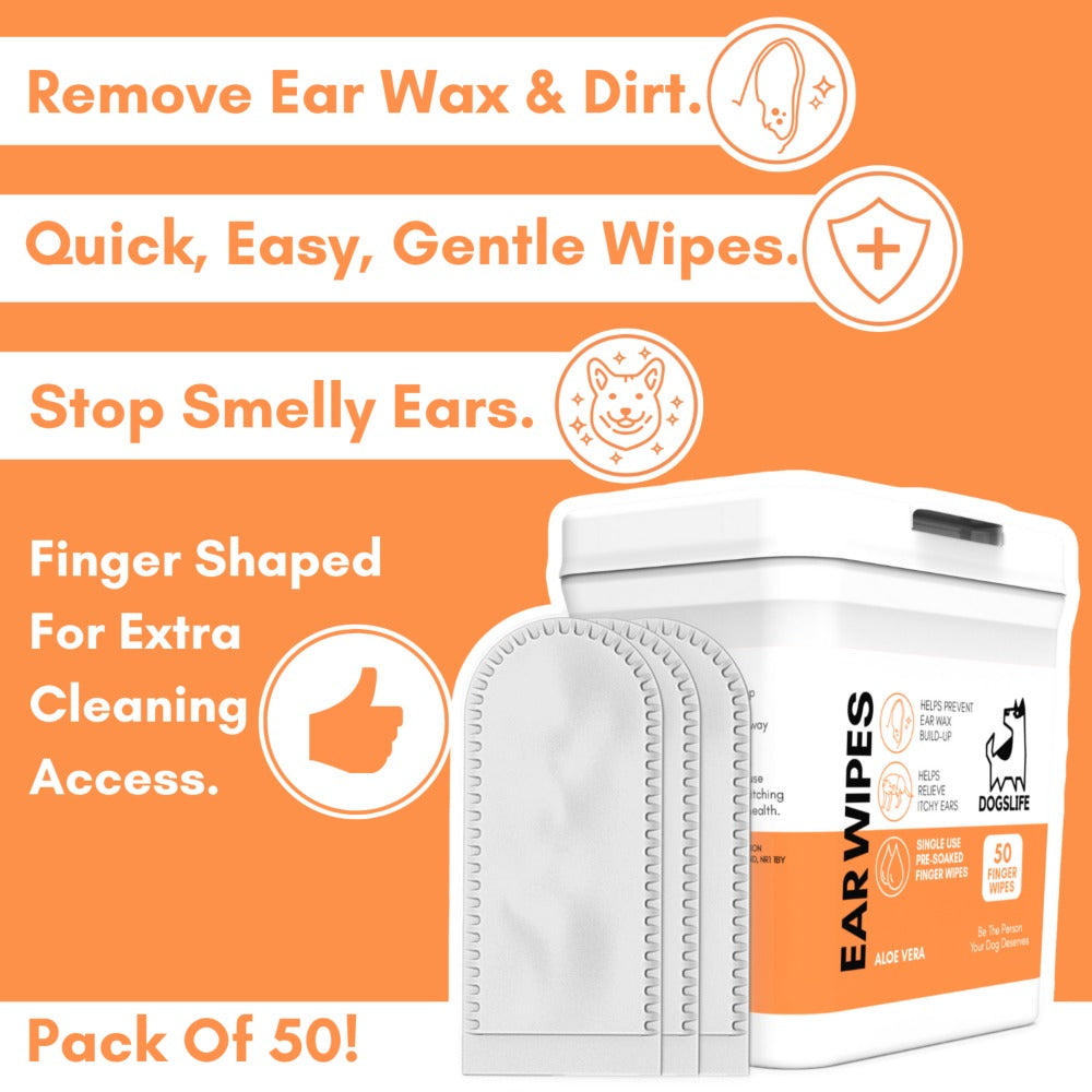 Dogslife Ear Cleaning Wipes (7776285098226)