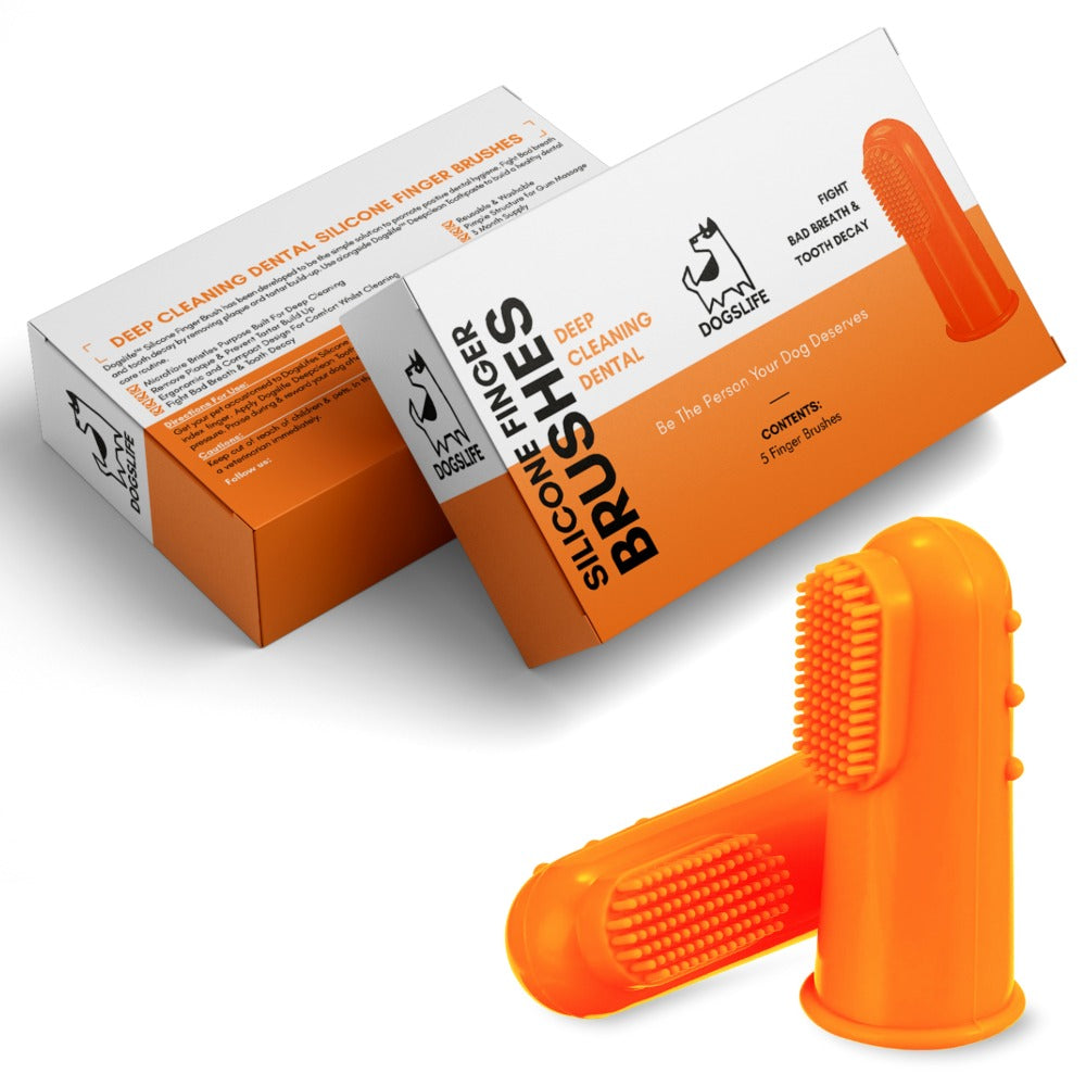 Dogslife Silicone Finger Toothbrushes (7776415514866)