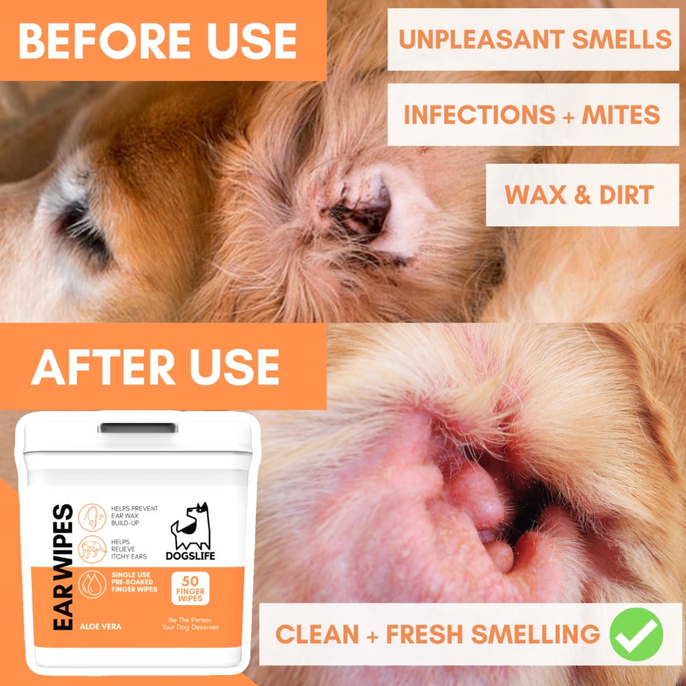 Dogslife Ear Cleaning Wipes (7776285098226)