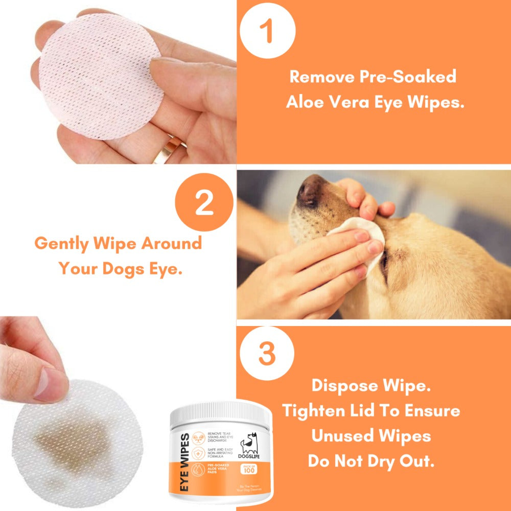 Dogslife Eye Cleaning Wipes (7776300630258)