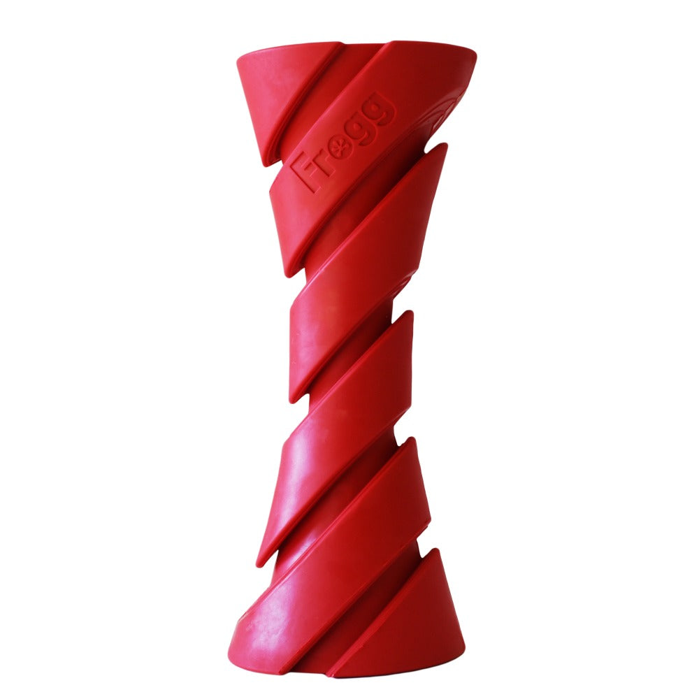 Frogg Dumbbell Red Chew Treat Dog Toy (7568482042098)