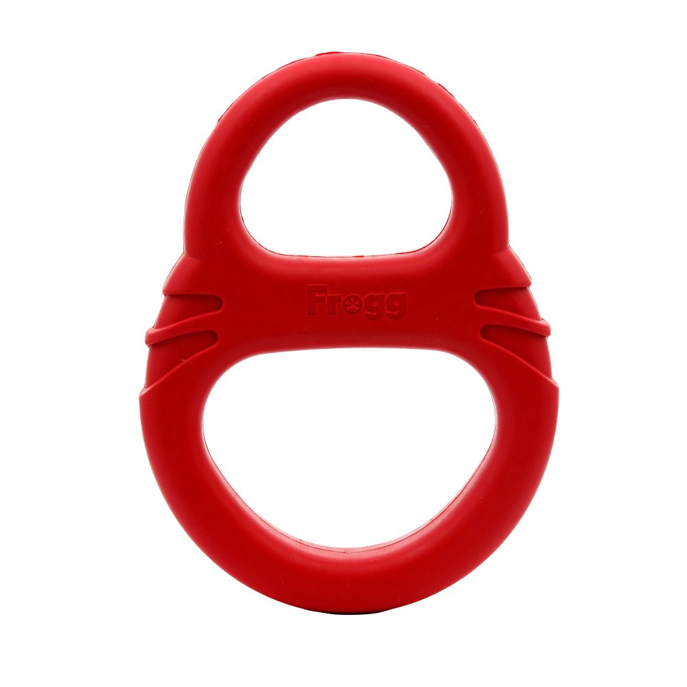 Frogg Tug of Paw Red Chew Treat Dog Toy (7568496230642)