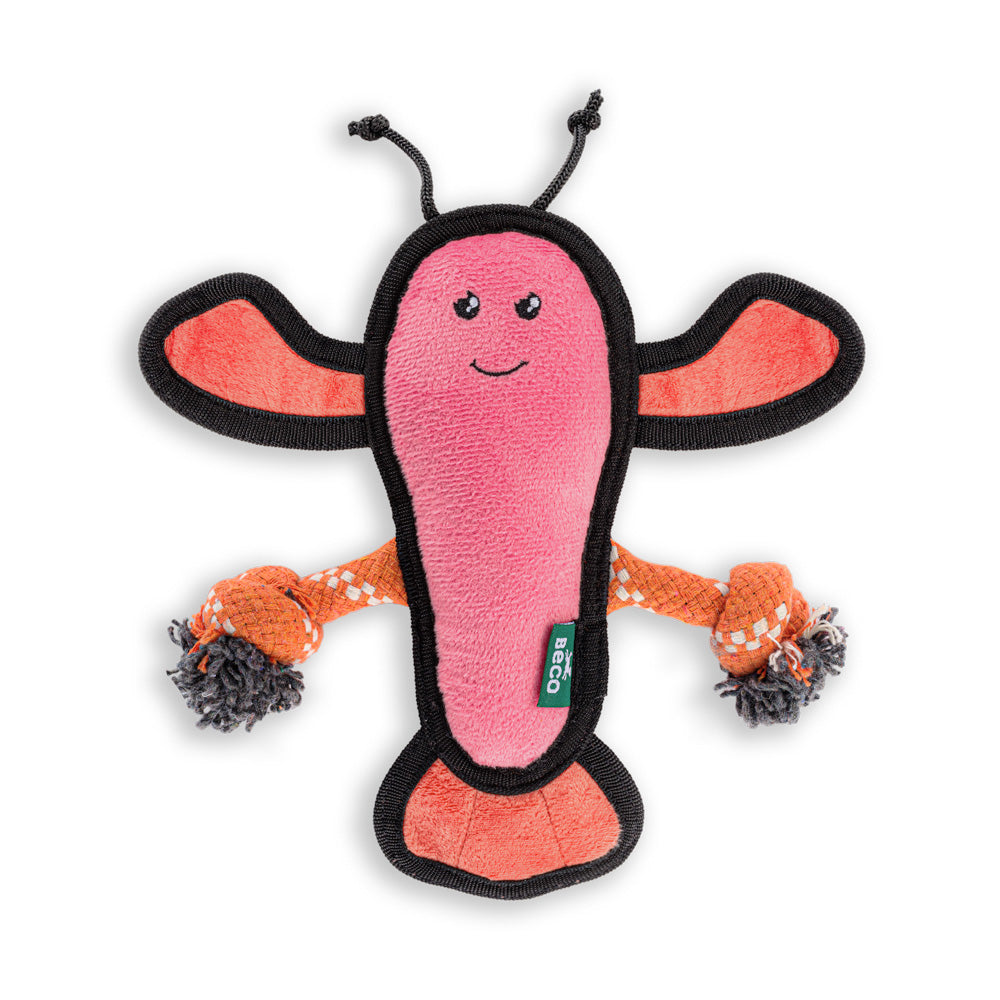 Rough & Tough Recycled Plastic Lobster Dog Toy (7868566307058)