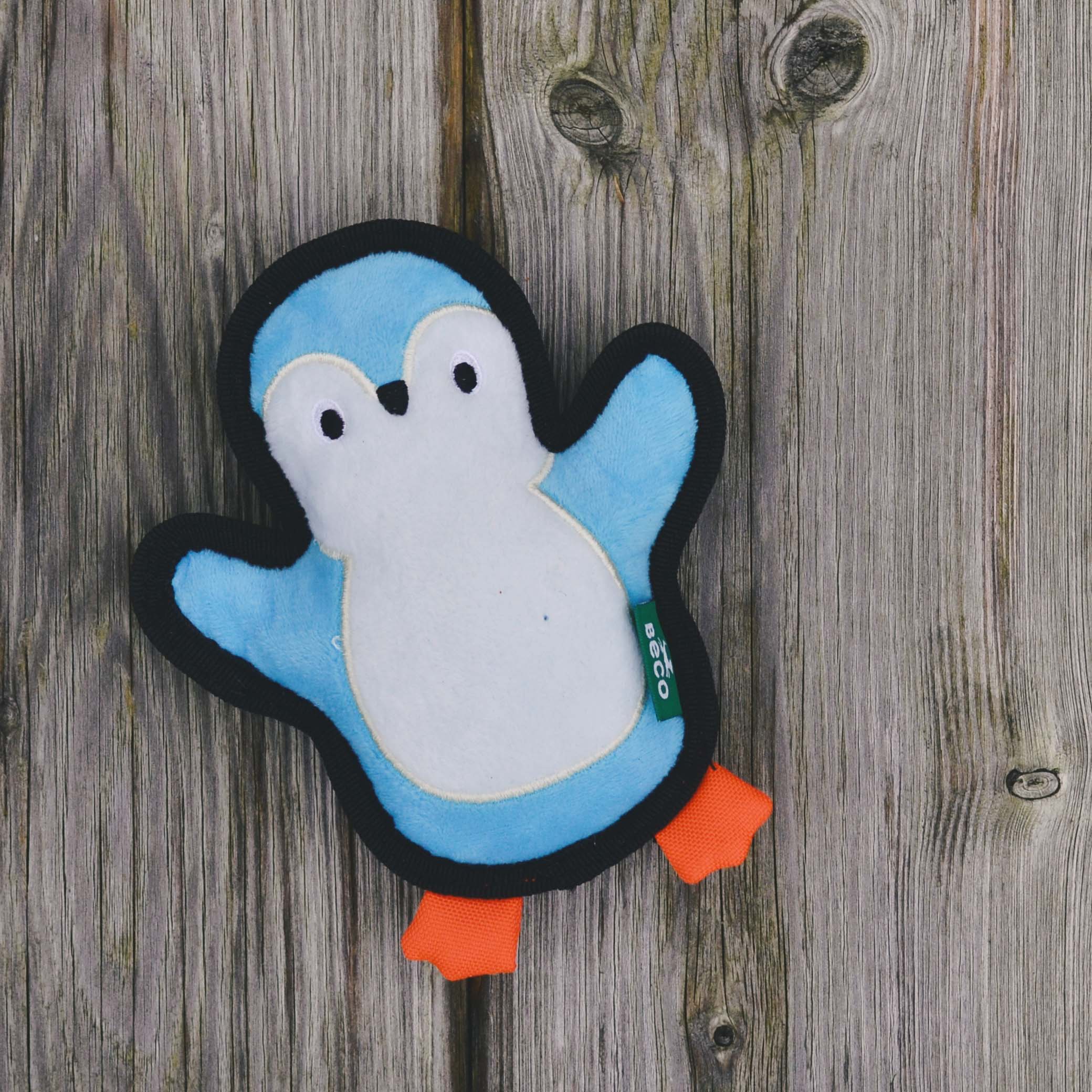 Rough & Tough Recycled Plastic Penguin Dog Toy (7461400936690)