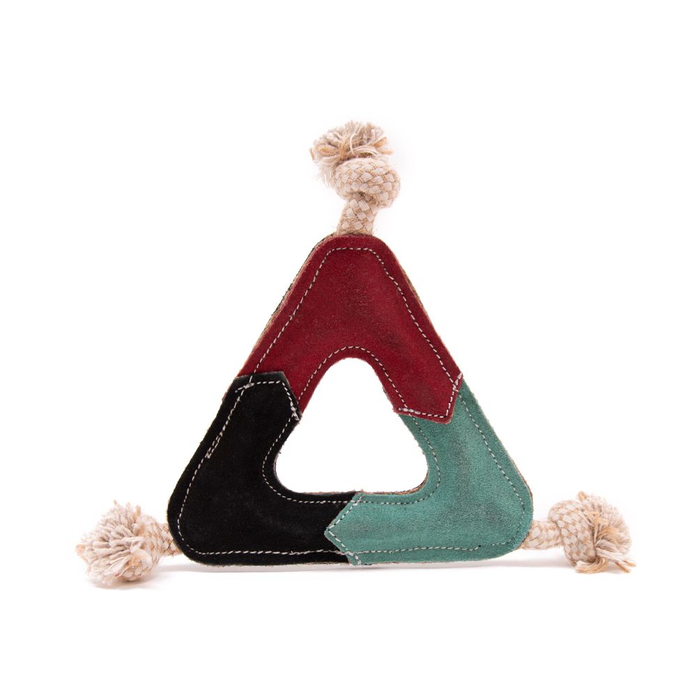 Green Elk Coco Buddies Jute & Triangle Dog Toy (7568816275698)