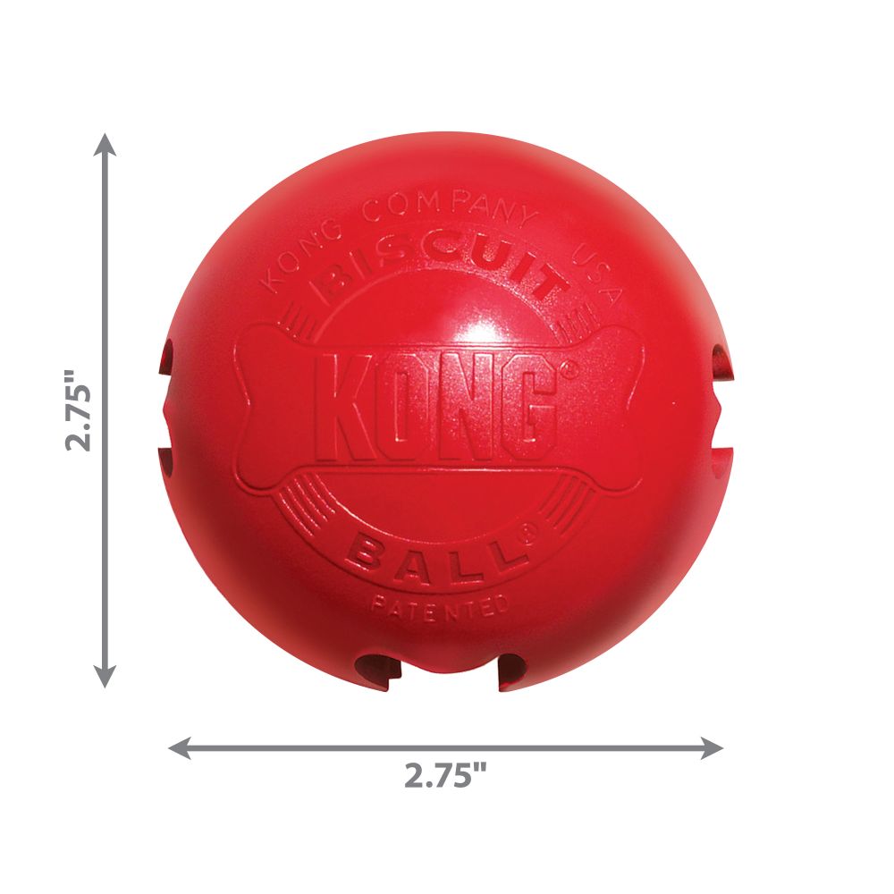 KONG Classic Biscuit Ball Dog Toy (7751975076082)