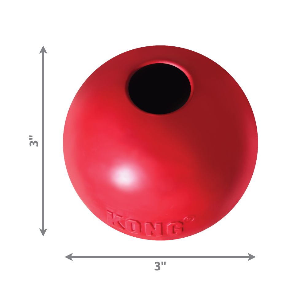 KONG Classic Rubber Ball Dog Toy (7653934629106)