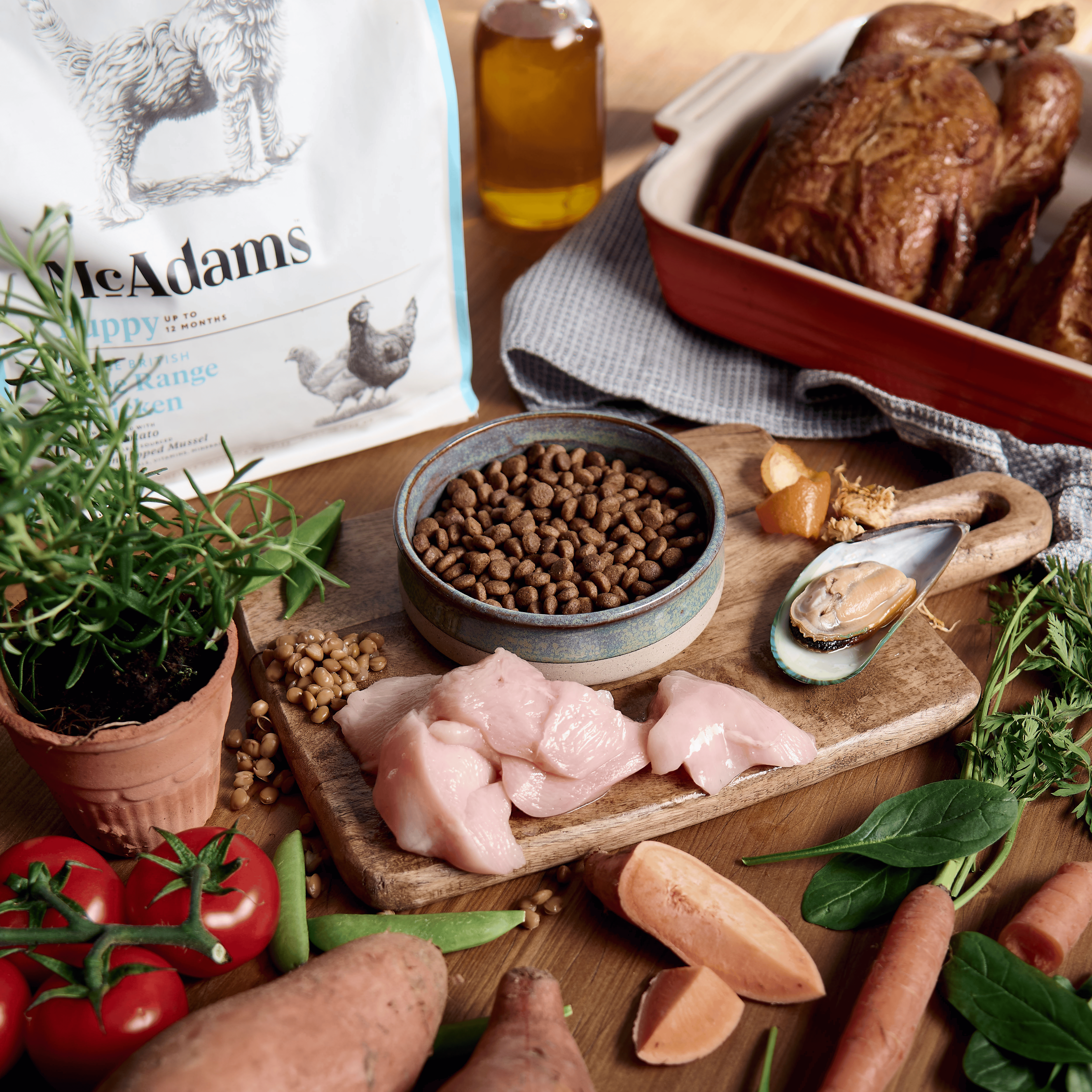 McAdams Puppy Free Range Chicken Dry Dog Food (7542210461938)