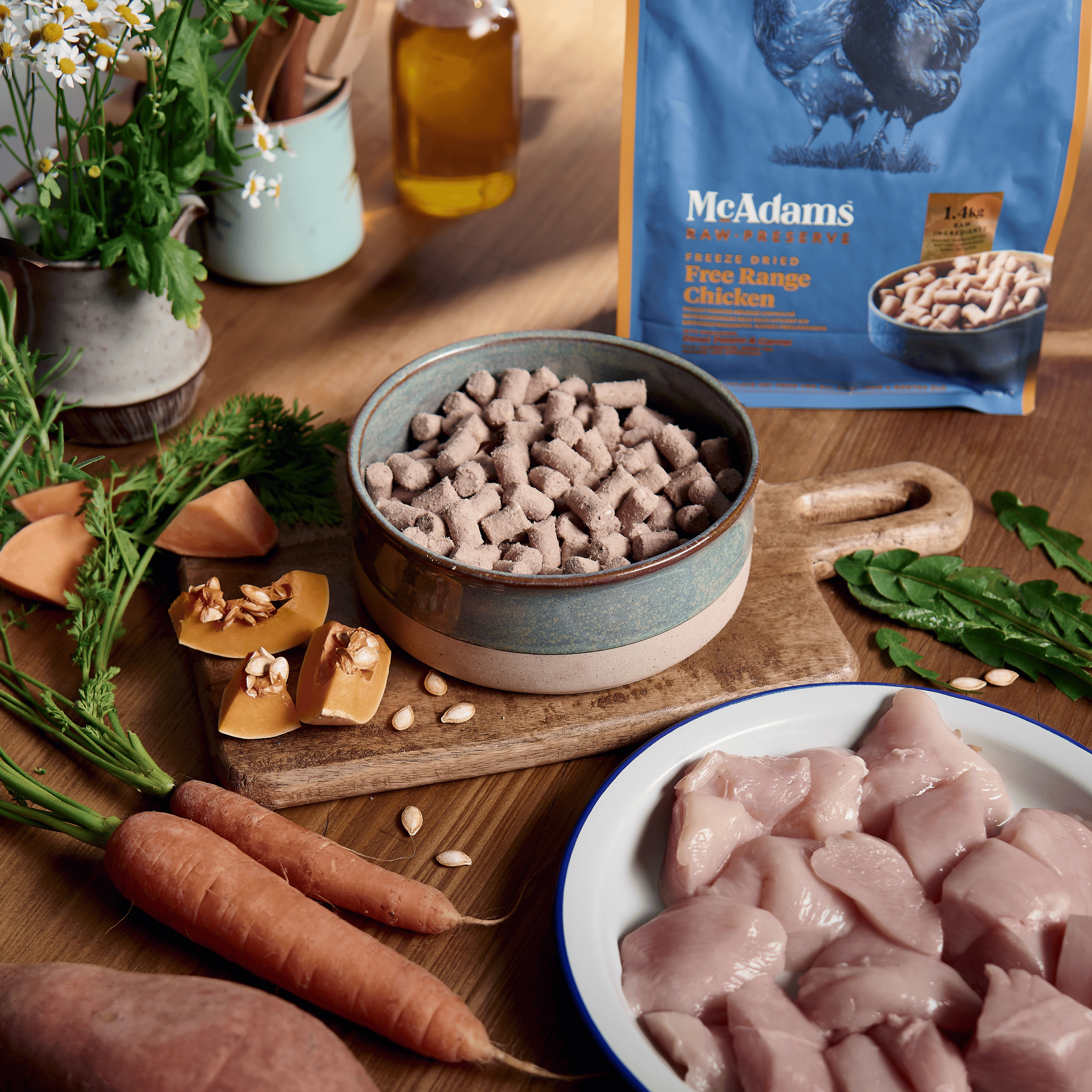 McAdams Freeze Dried Raw Preserve Freeze Dried  Free Range Chicken 400g | 1.5kg (8544229130482)
