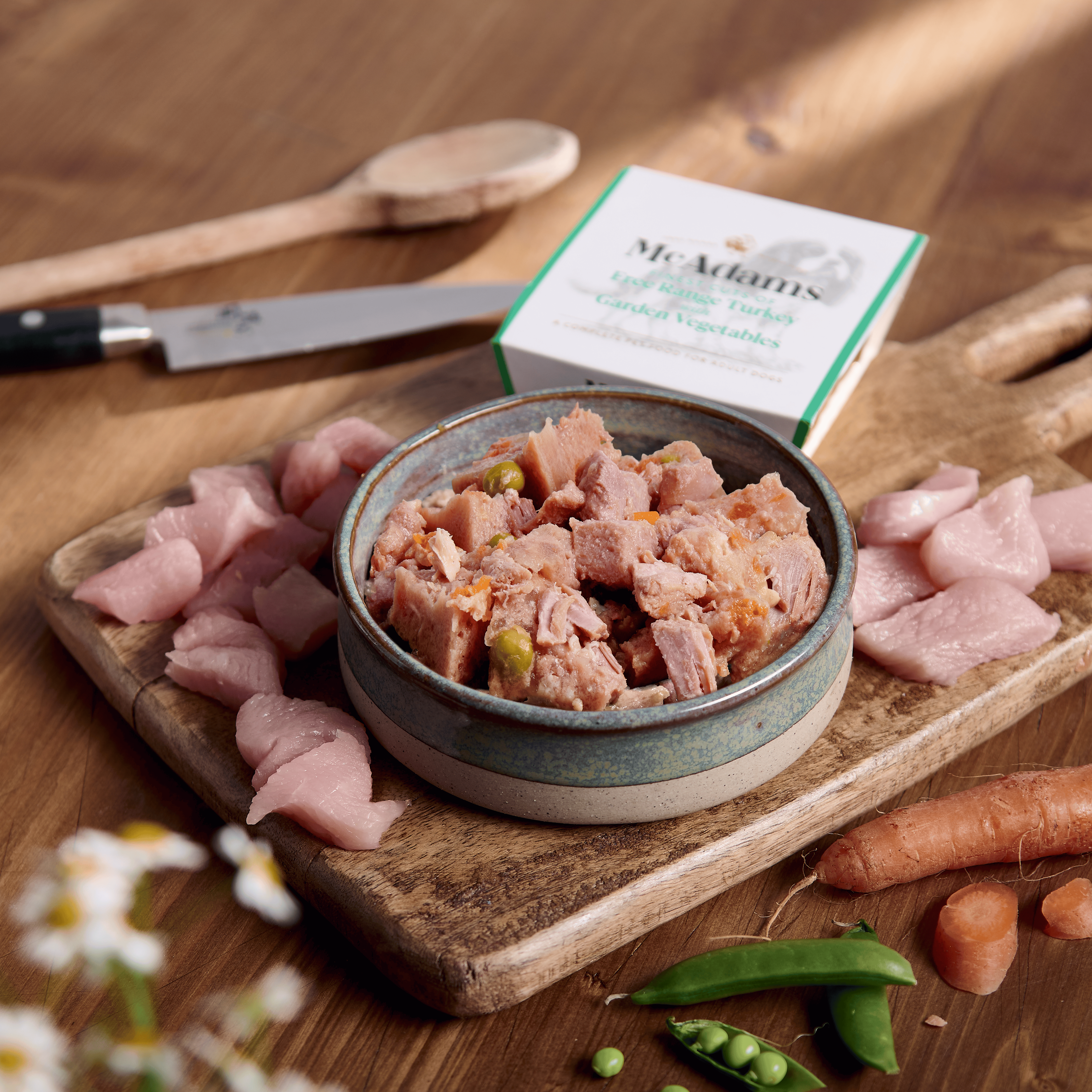 McAdams Free Range Turkey with Garden Vegetables Wet Dog Food 150g (7542208495858)