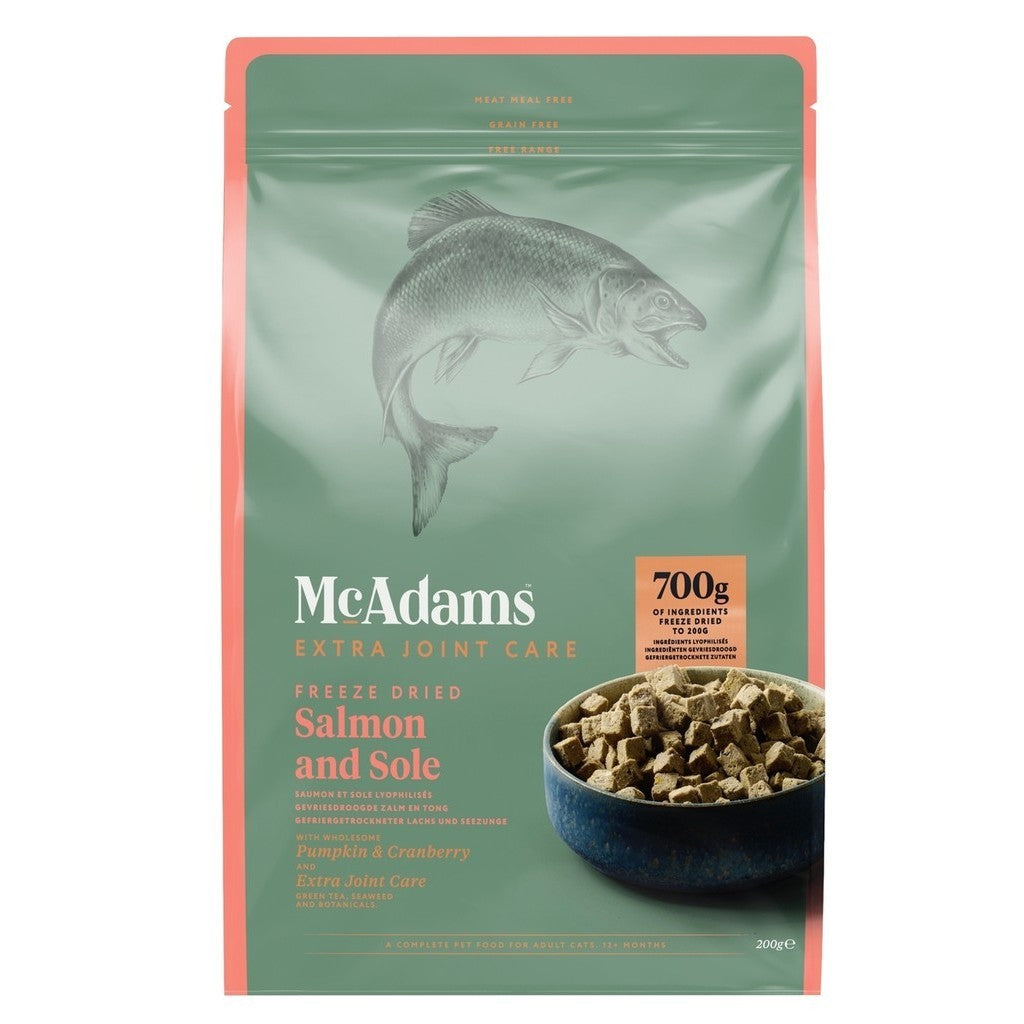 McAdams UK Cat Freeze Dried Salmon 200g & 800g (8544220774642)