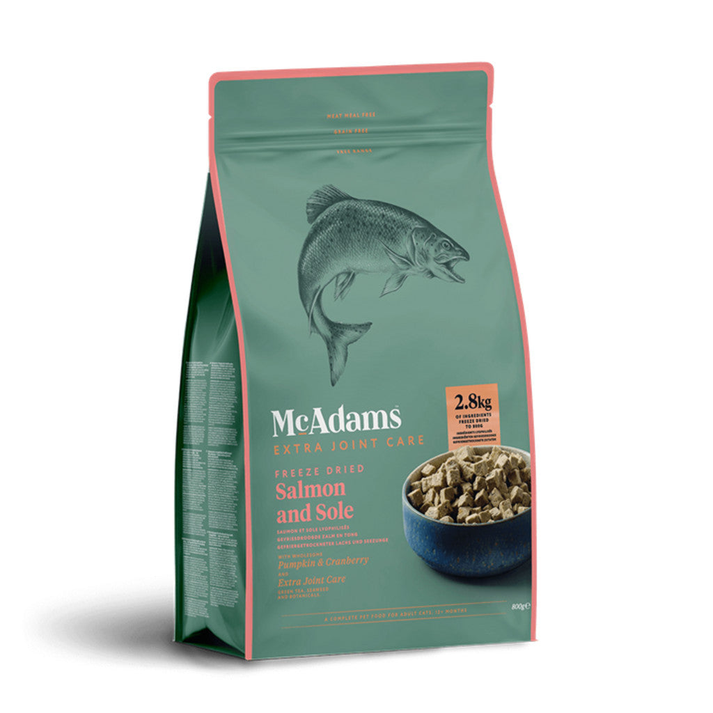 McAdams UK Cat Freeze Dried Salmon 200g & 800g (8544220774642)